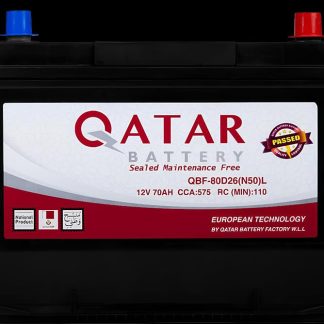 Qatar Battery QBF-80D26L (70Ah) - For Toyota & Nissan