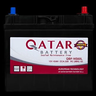 QATAR BATTERY QBF-NS60L (45Ah) – Sealed Maintenance Free